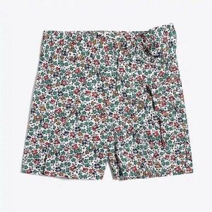 J. Crew Tie Waist Ditsy Floral Shorts